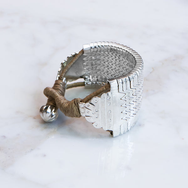 Chunky Silver-Plated Cuffs