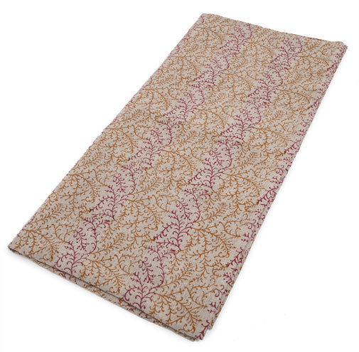 Dual Tone Coral Natural Linen Covers
