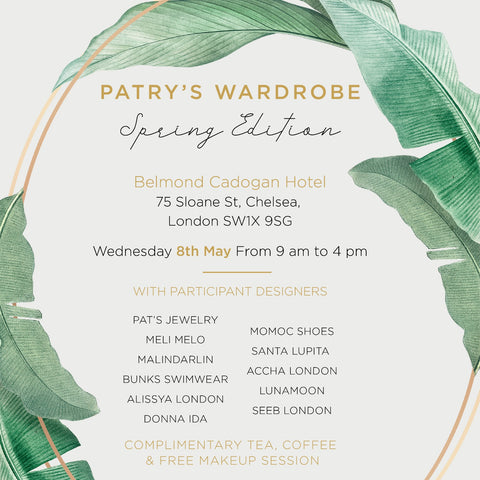 Shop at the Belmond Cadogan Hotel next Wednesday, 8th May