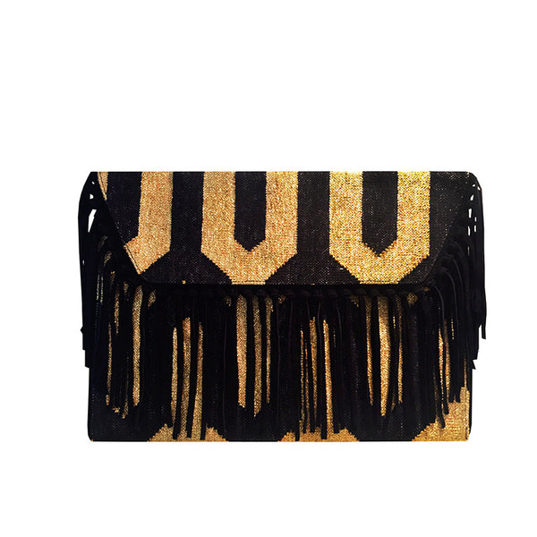 Black Label Dhurrie Clutches