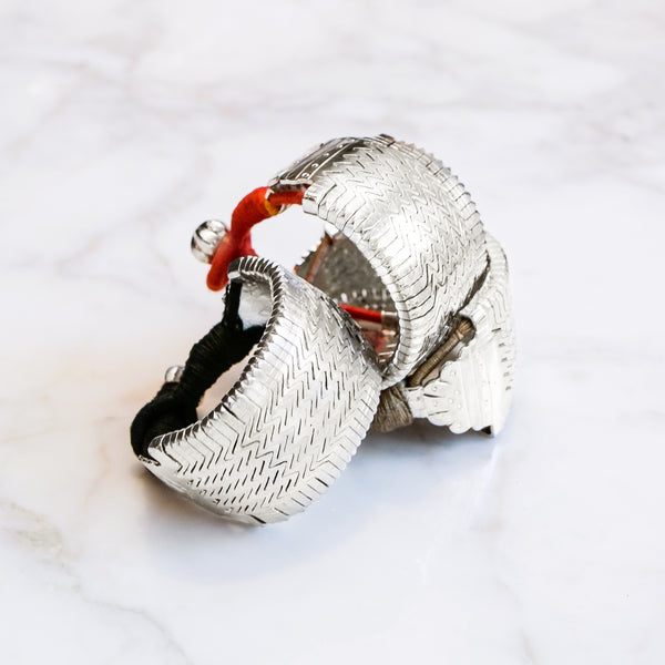 Chunky Silver-Plated Cuffs