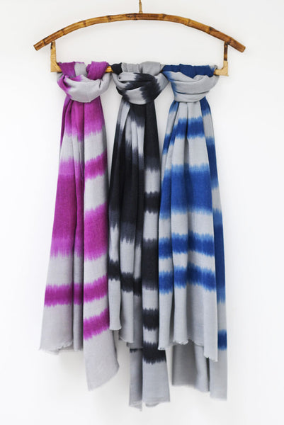 Tie-dye Merino Wool Scarves