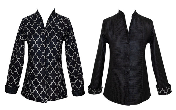 Cotton and Silk Printed Reversible Jackets